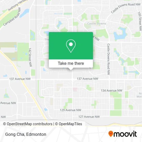 Gong Cha map