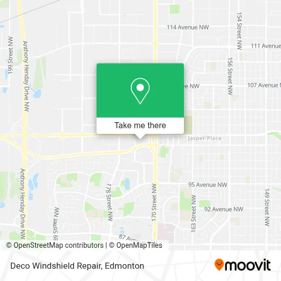 Deco Windshield Repair map