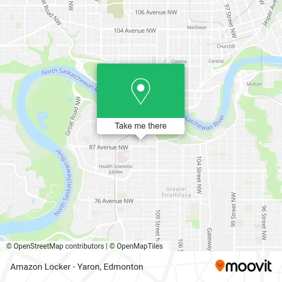 Amazon Locker - Yaron map