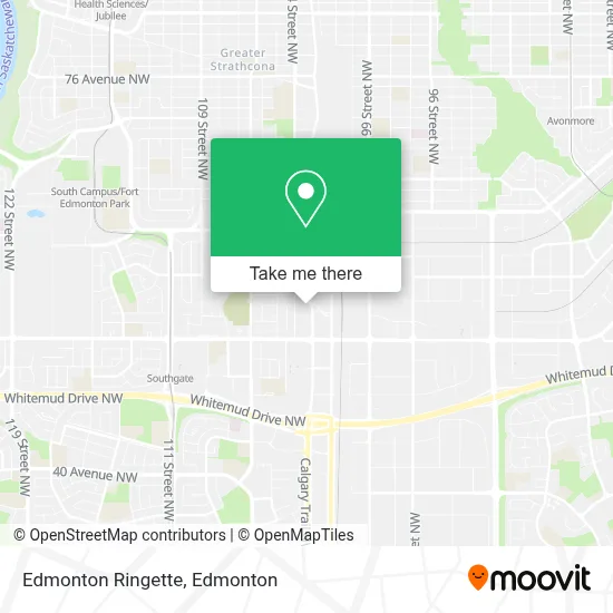 Edmonton Ringette map