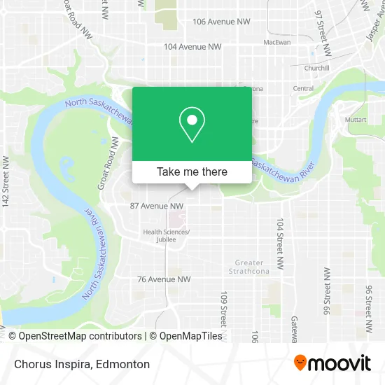 Chorus Inspira map