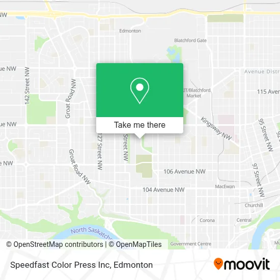 Speedfast Color Press Inc map