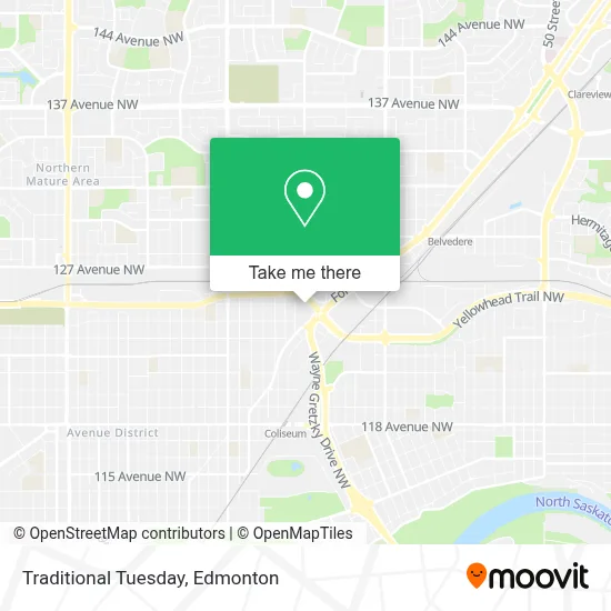 Traditional Tuesday map