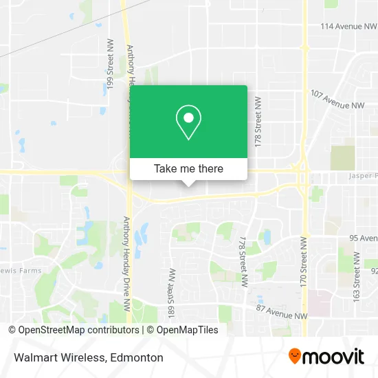 Walmart Wireless map