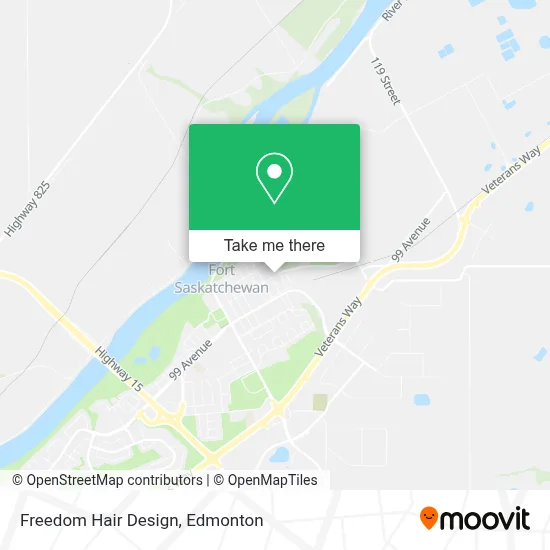 Freedom Hair Design map