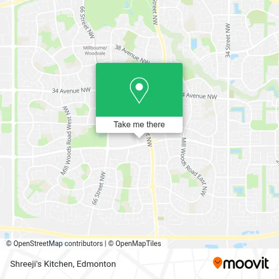 Shreeji's Kitchen map