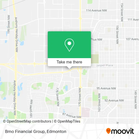 Bmo Financial Group map
