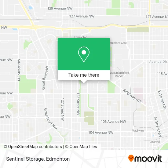 Sentinel Storage map