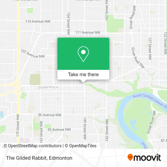 The Gilded Rabbit map