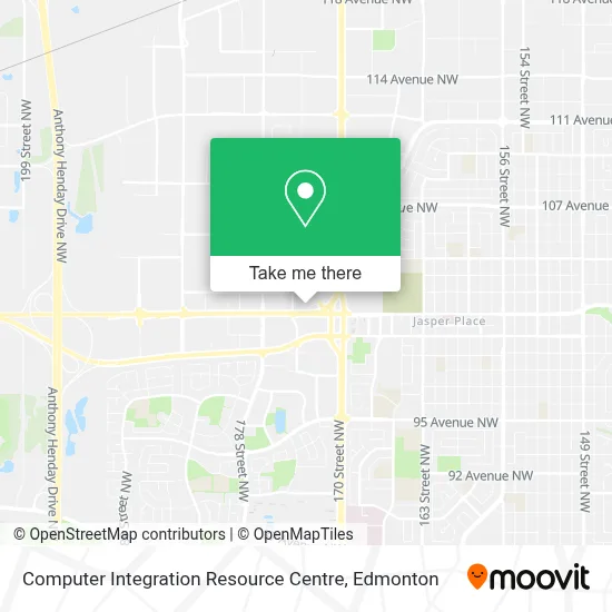 Computer Integration Resource Centre map