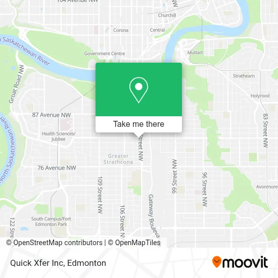 Quick Xfer Inc map