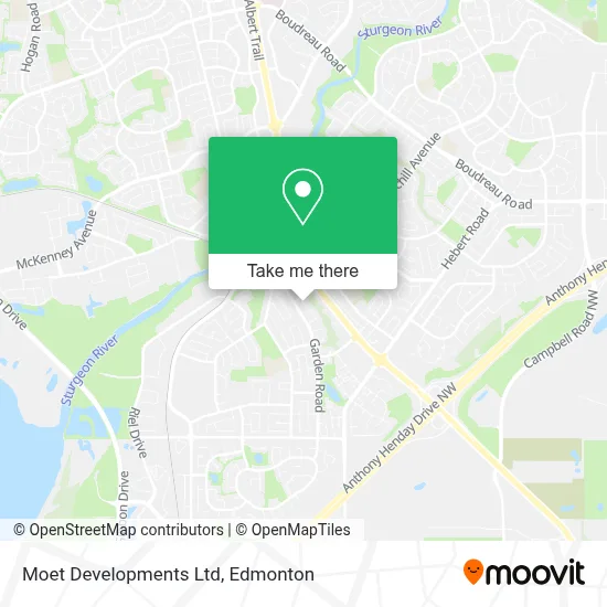 Moet Developments Ltd map
