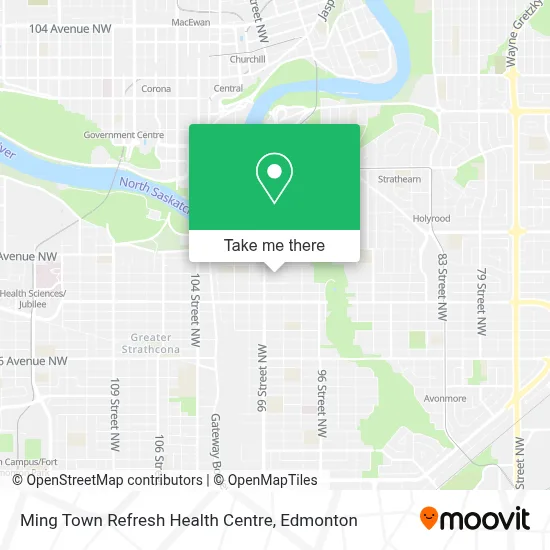 Ming Town Refresh Health Centre map