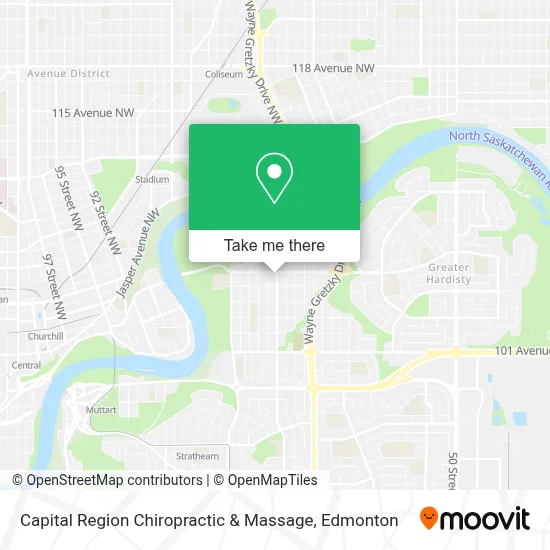 Capital Region Chiropractic & Massage map