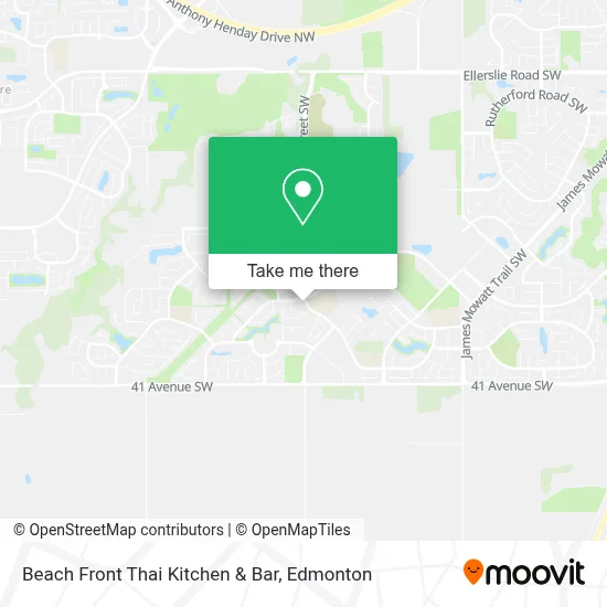 Beach Front Thai Kitchen & Bar map