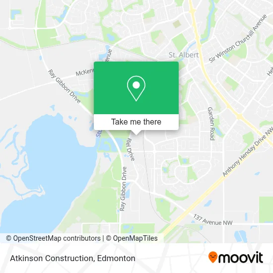 Atkinson Construction map