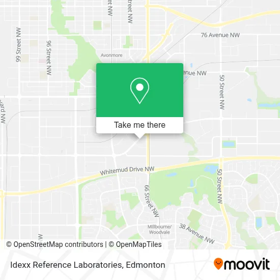 Idexx Reference Laboratories map