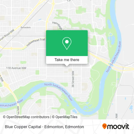Blue Copper Capital - Edmonton map