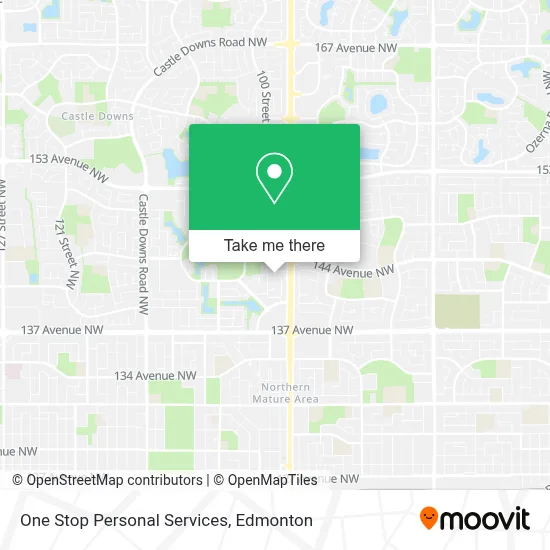 One Stop Personal Services map