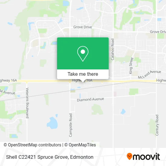 Shell C22421 Spruce Grove map