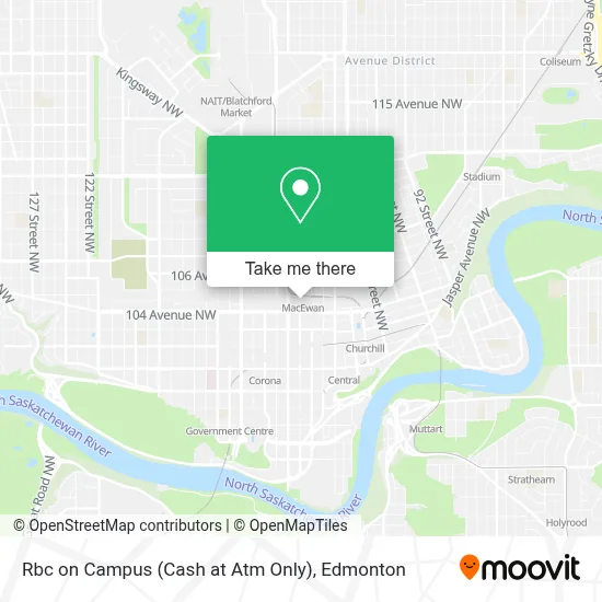 Rbc on Campus (Cash at Atm Only) map