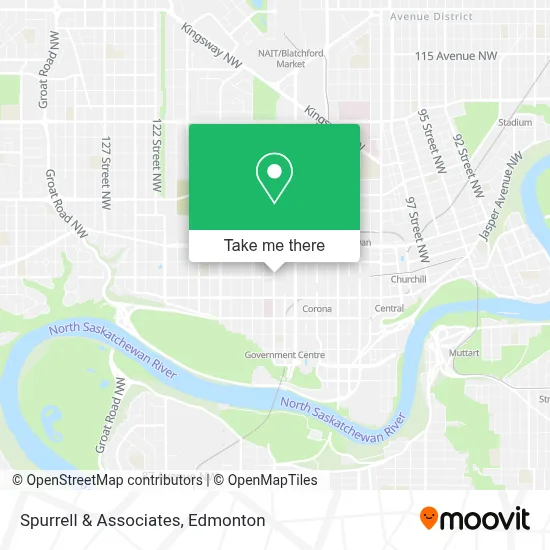 Spurrell & Associates map
