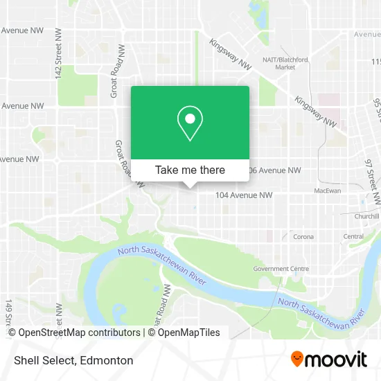 Shell Select map