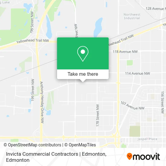 Invicta Commercial Contractors | Edmonton map