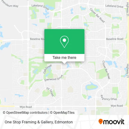 One Stop Framing & Gallery map