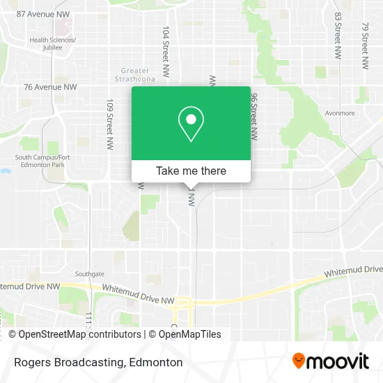 Rogers Broadcasting map