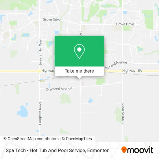 Spa Tech - Hot Tub And Pool Service map