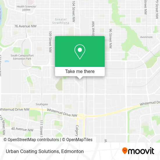 Urban Coating Solutions map