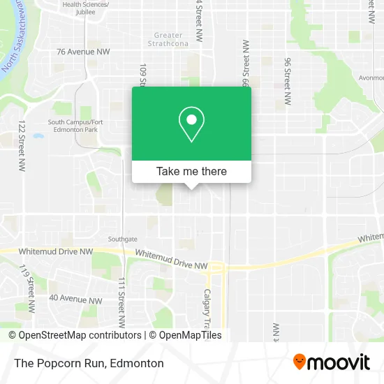 The Popcorn Run map