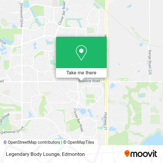 Legendary Body Lounge map