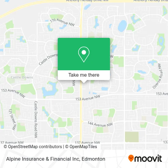 Alpine Insurance & Financial Inc map