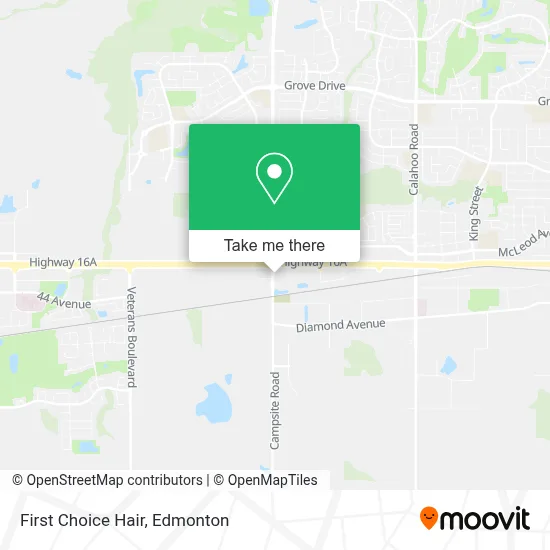 First Choice Hair map