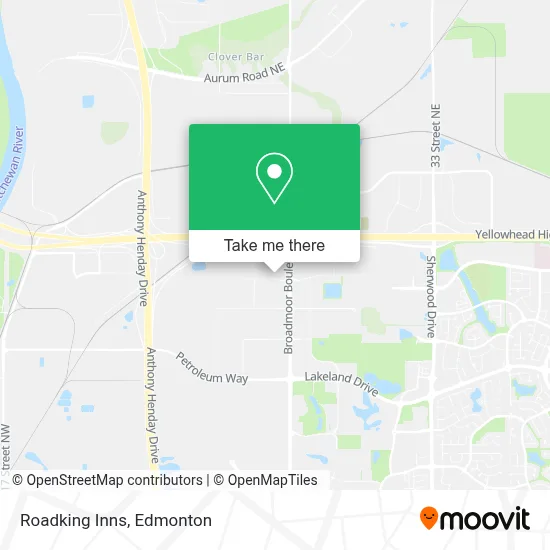 Roadking Inns map