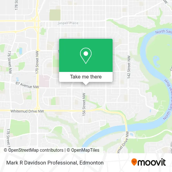 Mark R Davidson Professional map
