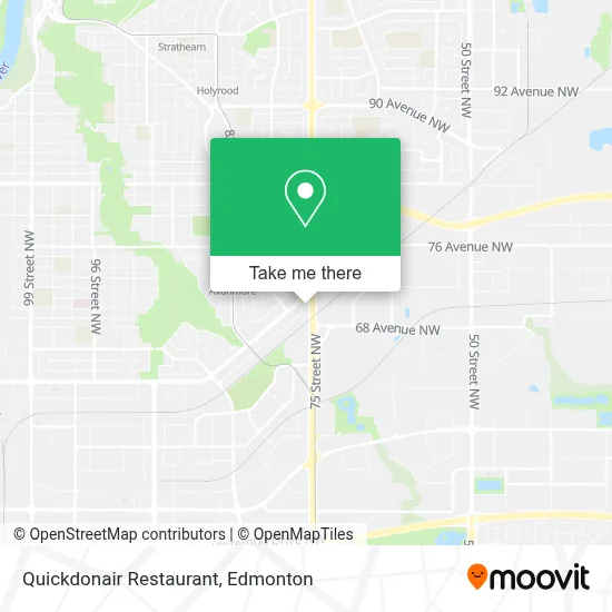 Quickdonair Restaurant map