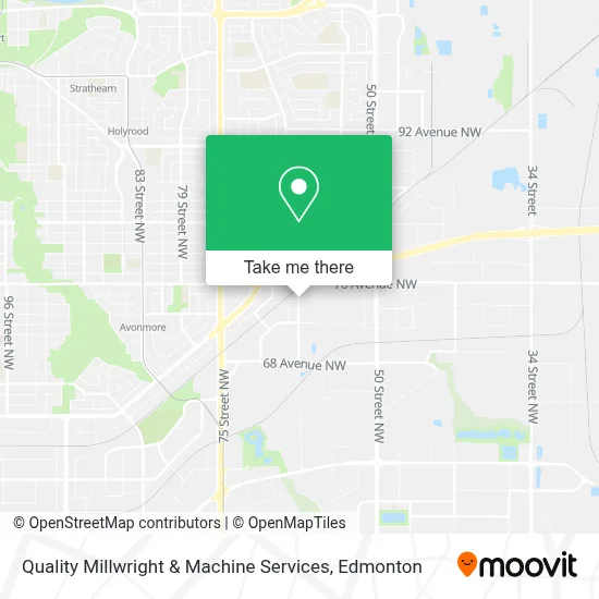 Quality Millwright & Machine Services map