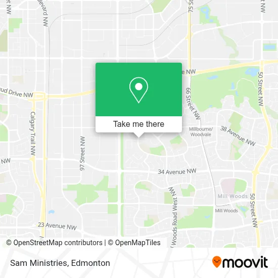 Sam Ministries map