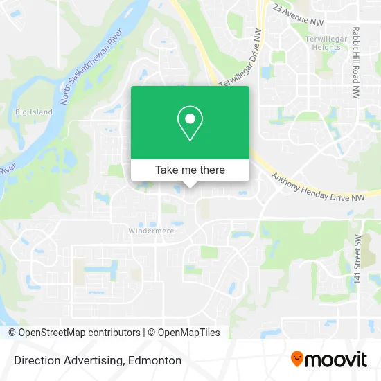 Direction Advertising map