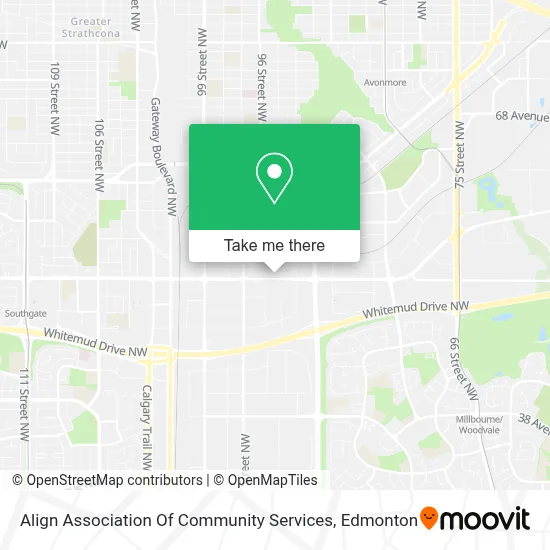 Align Association Of Community Services map