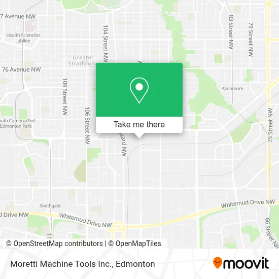 Moretti Machine Tools Inc. map