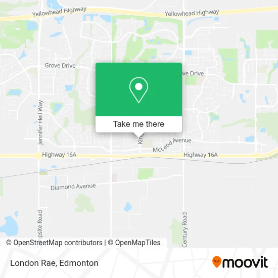 London Rae map