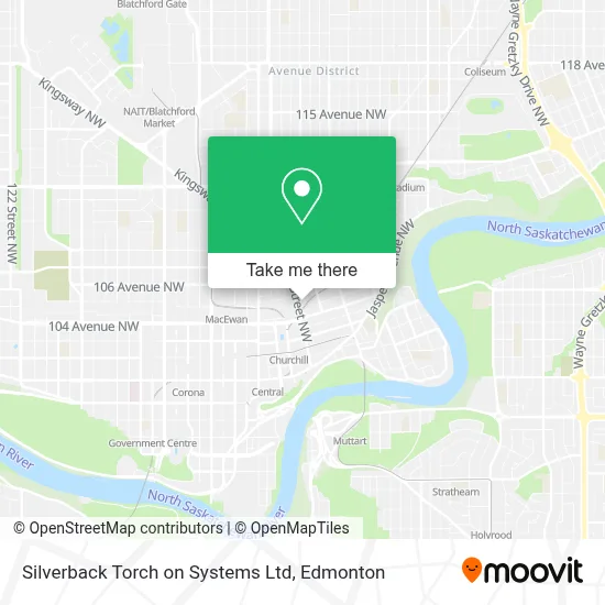 Silverback Torch on Systems Ltd map