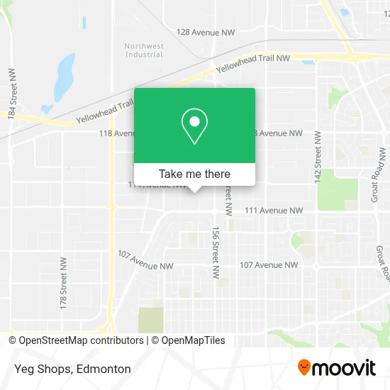 Yeg Shops map