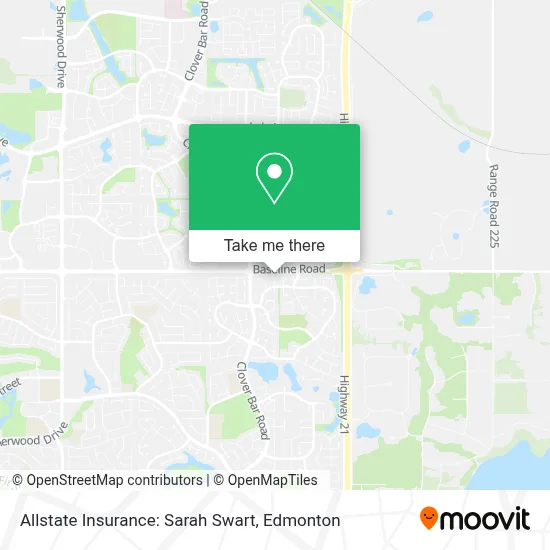 Allstate Insurance: Sarah Swart map