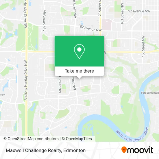 Maxwell Challenge Realty map