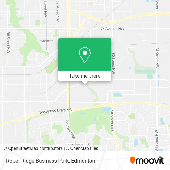 Roper Ridge Business Park map